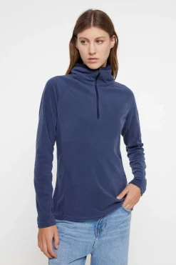 Columbia Outdoor-Forro Polar Com Meio Fecho-Eclair Para Mulher Glacial™ Iv