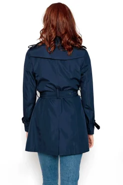 Brave Soul Sobretudos E Parkas-Gabardina Abotoada Com Cinto