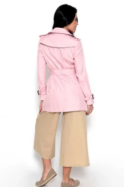 Brave Soul Sobretudos E Parkas-Gabardina Abotoada Com Cinto