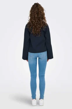 Only Sobretudos E Parkas-Gabardina Curta Algodao