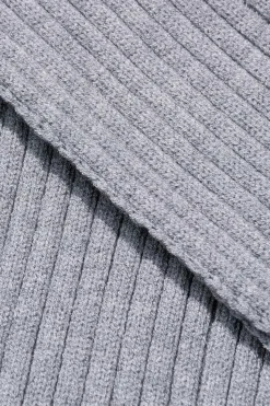 Tiffosi Gola Canelada Lisa Cinza Hot