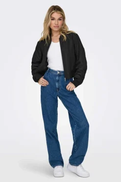 Only Blusoes E Casacos-Jaqueta Bomber