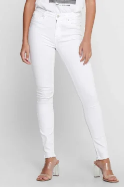 Only Calcas-Jeans Cigarro Cintura Media