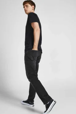 Jack & Jones Jeans Clark Black Denim Preto Hot