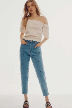 Slowlove Calcas-Jeans Confort 5 Bolsos