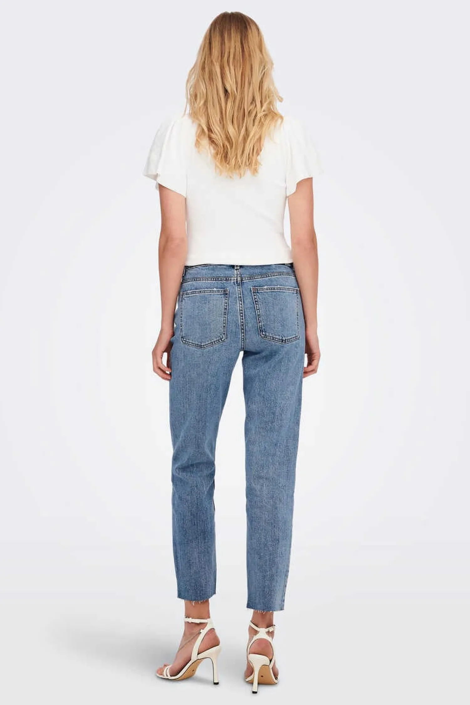 Only Calcas-Jeans De Corte Mom Fit 5 Bolsos