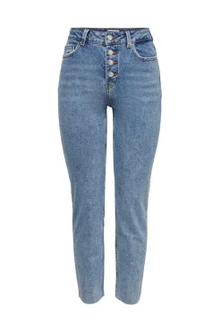 Only Calcas-Jeans De Corte Mom Fit 5 Bolsos