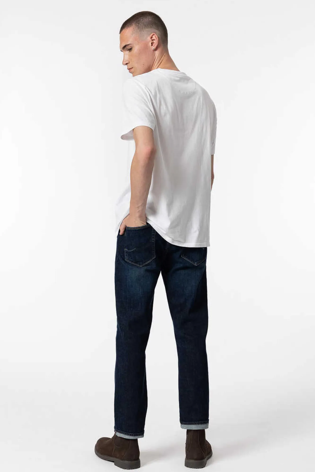 Tiffosi Jeans Leo Corte Comfort Com Cinto Azulado