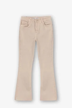 Tiffosi Calcas-Jeans Megan Cropped Flare Cintura Alta Metalica