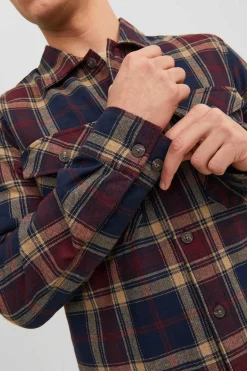 Jack & Jones Jeans Mike Corte Tapered Roxo Outlet