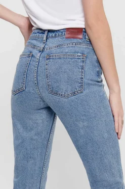 Only Jeans-Jeans Reto Tiro Alto