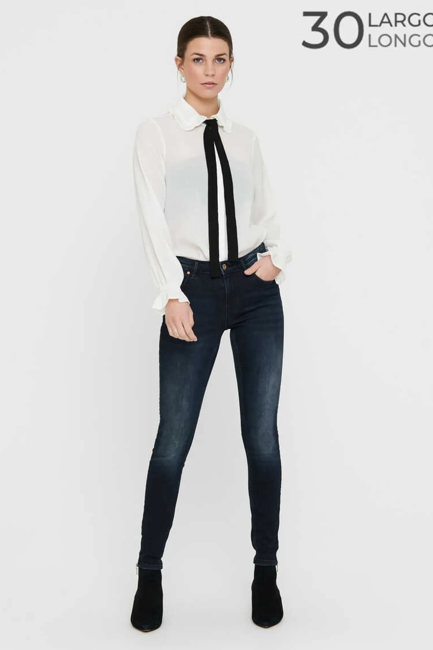 Only Calcas-Jeans Skinny Cintura Media