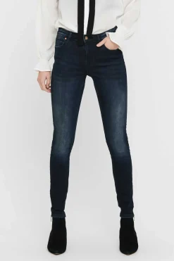 Only Calcas-Jeans Skinny Cintura Media