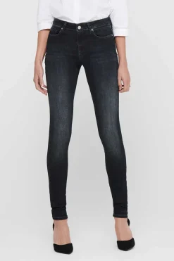 Only Jeans-Jeans Skinny De Cintura Baixa
