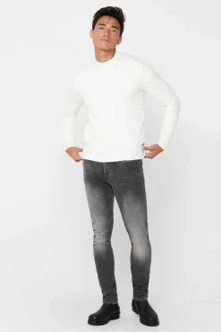 Only & Sons Jeans Slim Cinza Online