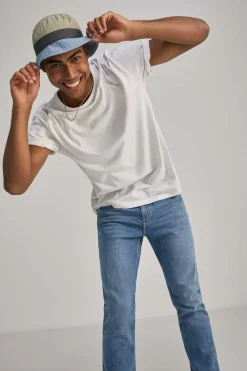 Springfield Jeans Slim Lavagem Media Azul Aco Online