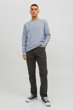Jack & Jones Jersey De Malha Fina Azulado Clearance