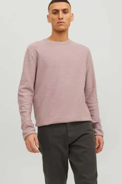 Jack & Jones Jersey De Malha Fina Castanho Hot