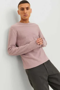 Jack & Jones Jersey De Malha Fina Castanho Hot