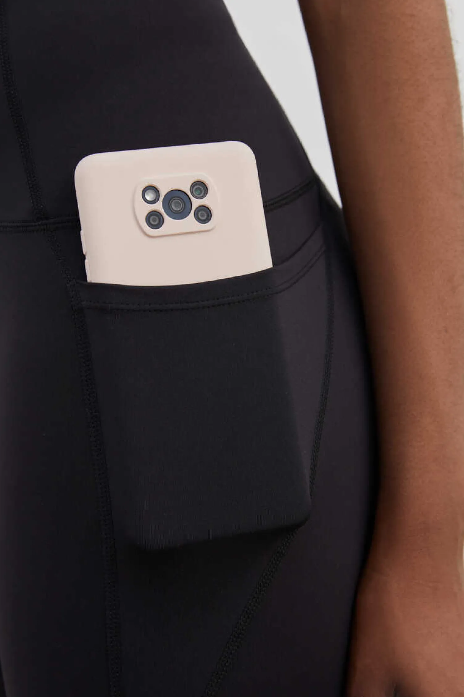 Dash and Stars Calcas-Legging Medio Negro 4D Stretch