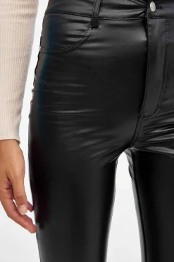 Inside Calcas-Leggings Cintura Alta Efeito Pele