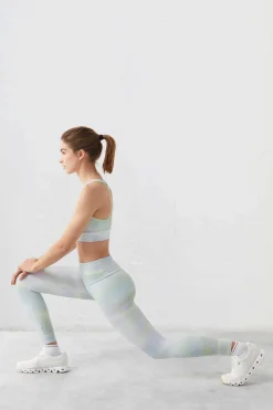 Dash and Stars Calcas-Leggings Com Estampado Azul 4D Stretch