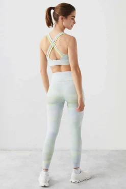 Dash and Stars Calcas-Leggings Com Estampado Azul 4D Stretch