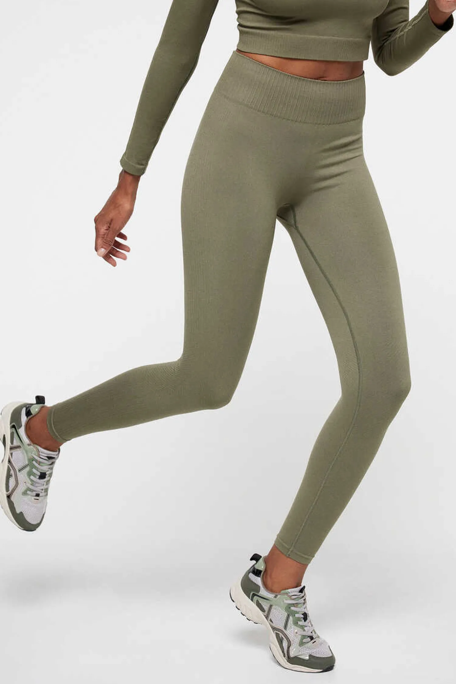 Only Play Calcas-Leggings Compridas Com Cintura Subida