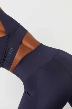 Dash and Stars Calcas-Leggings Crop Cintura Cruzada 4D Stretch