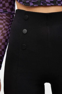 Inside Calcas-Leggings High Waist Botoes