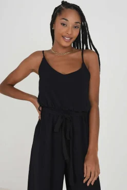 Brave Soul Vestidos E Macacoes-Macacao Fluido Com Alcas