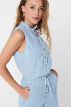 Only Vestidos E Macacoes-Macacao Tencel Curto