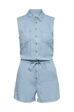 Only Vestidos E Macacoes-Macacao Tencel Curto