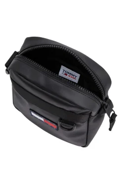 Tommy Jeans Mala De Tiracolo Homem Com Bandeira. Preto New