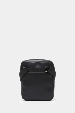 Springfield Mala Media Cruzada Efeito Pele Preto Discount