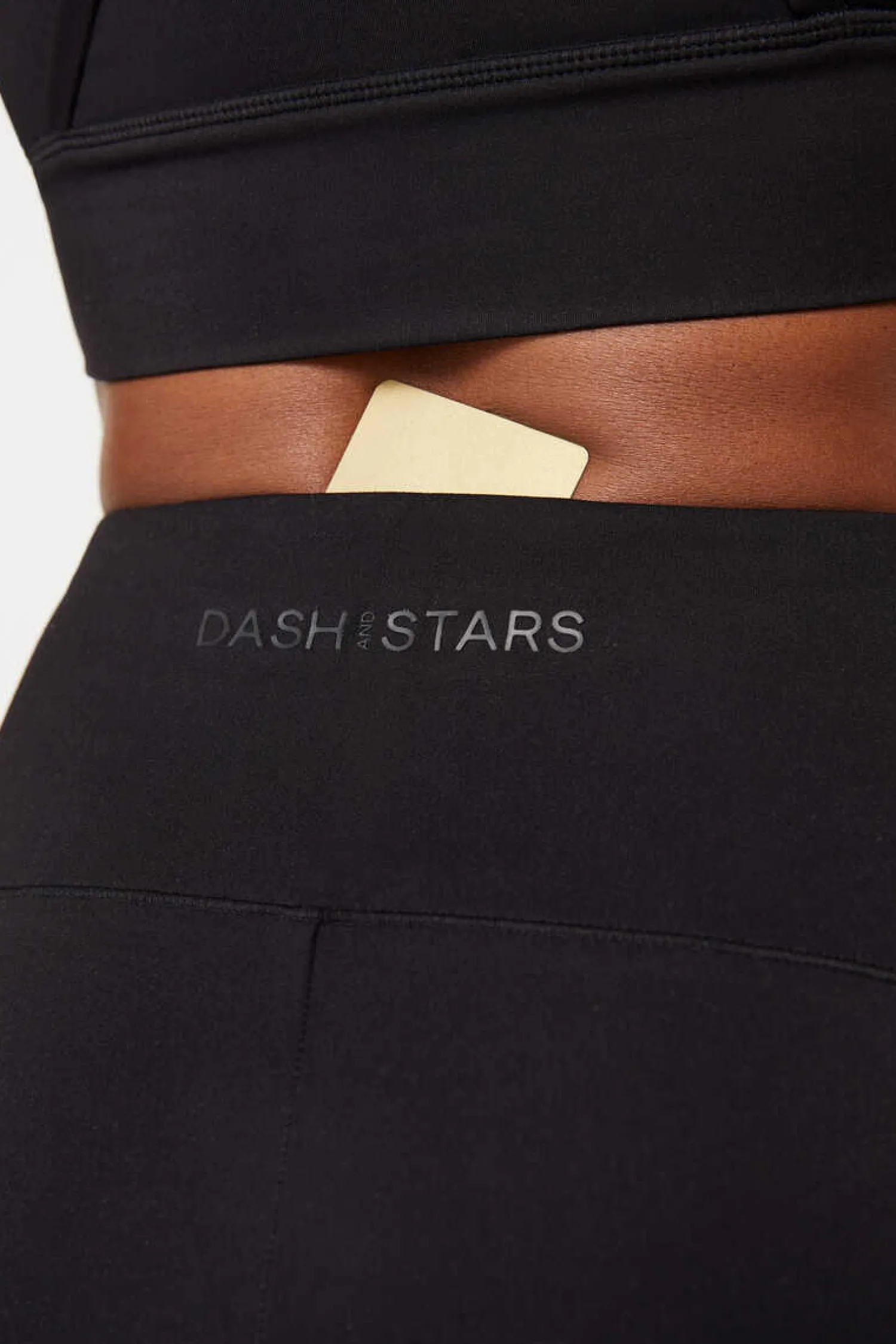 Dash and Stars Calcas-Malhas Ciclista Preta Soft Move