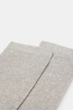 Springfield Meia Basica Canelada Cinza New