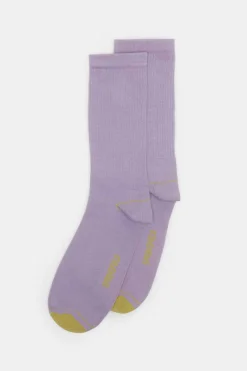 Springfield Meia Basica Canelada Roxo Outlet