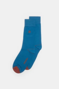 Springfield Meia Basica Logo Bordado Azul Best