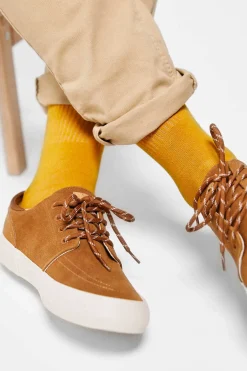 Springfield Meia Canelada Basica Camelo Sale