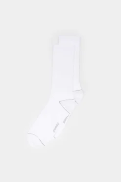 Springfield Meia Canelada Basica Branco Hot