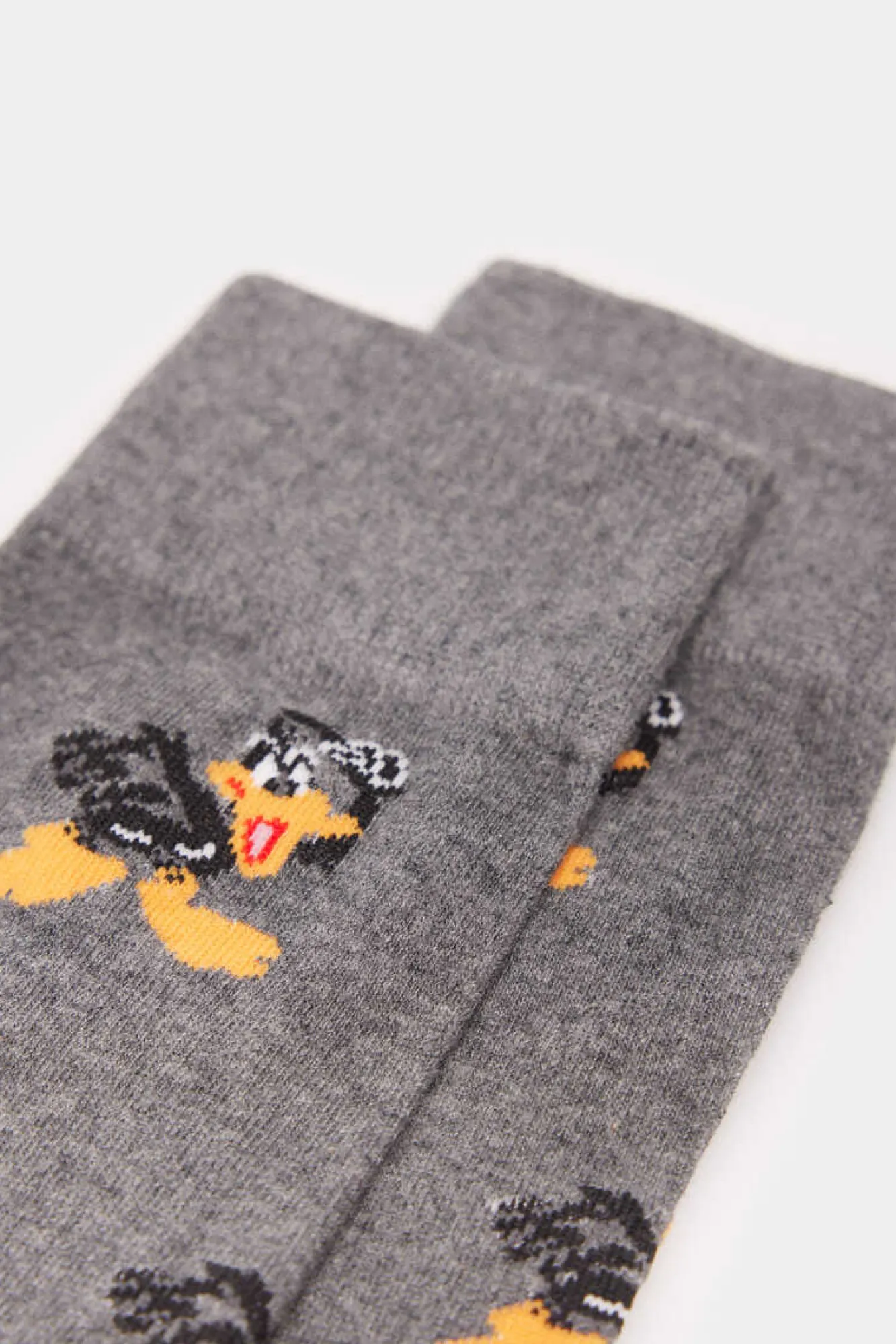 Springfield Meia Do Daffy Duck Cinza New