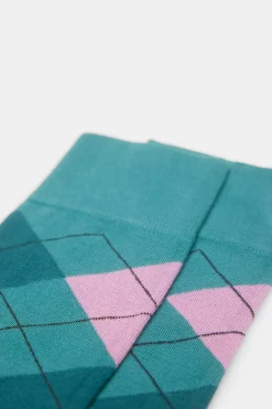 Springfield Meia Losangos Malva Sale