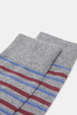 Springfield Meia Multirriscas Mix Cinza Online