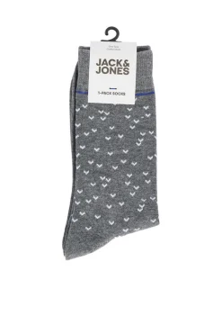Jack&Jones Meias Altas Print Passaros Cinzento Outlet