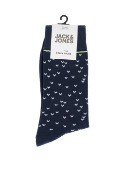 Jack&Jones Meias Altas Print Passaros Azul Discount