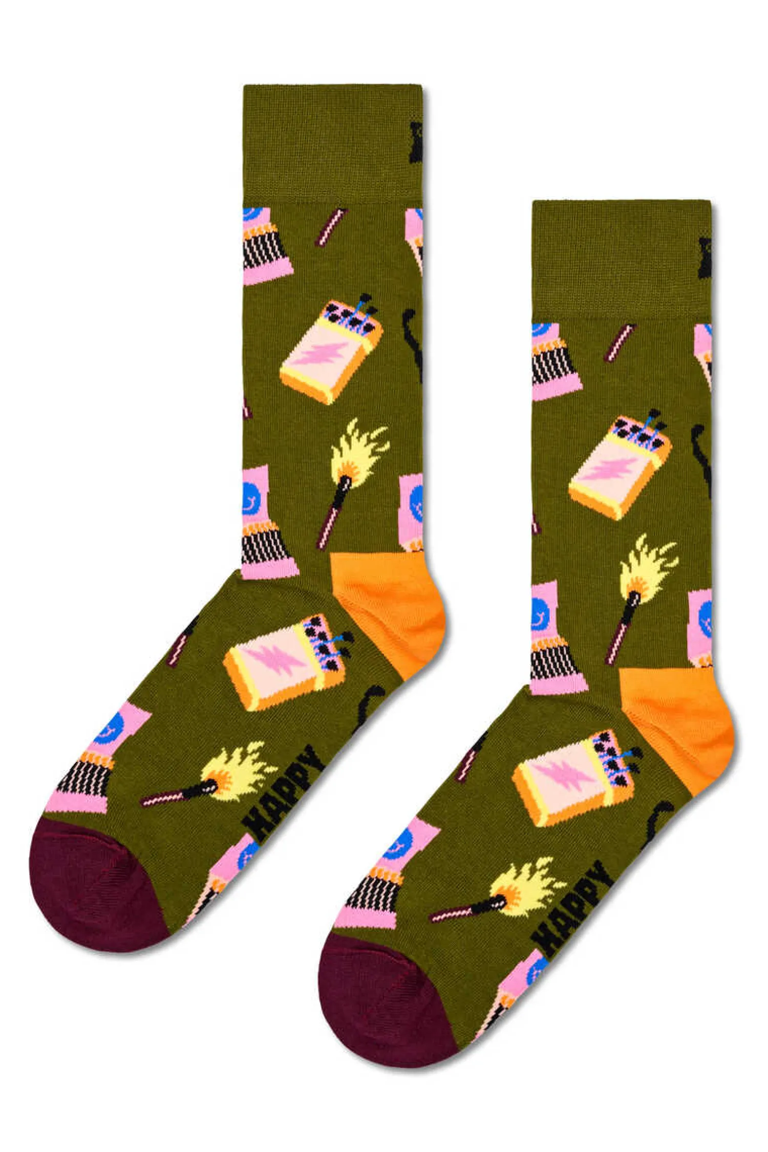 Happy Socks Meias-Meias Com Fosforos