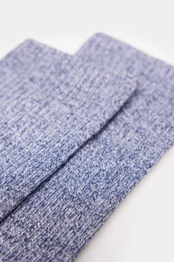 Springfield Meias Em Bicolor Caneladas Azul New