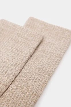 Springfield Meias Em Bicolor Caneladas Branco Clearance