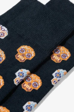 Tiffosi Meias Estampadas Azul Aco Online